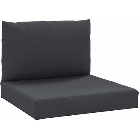 Coussins de plateau, ensemble deux pièces, tissu Oxford noir (1/5)