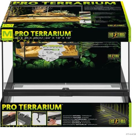 Pro Terrarium de Cristal Exo Terra Mediano 60x45cm