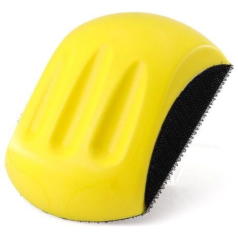 1pc Bloc De Ponçage 5 Pouces, Support Crochet Et Boucle, Pour Bois Et Carrosserie (1/5)