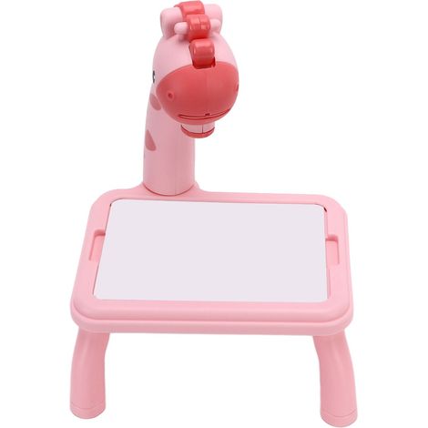 Table de projection pour dessin, projecteur éducatif pour enfants, tableau de peinture rose pour l'éveil artistique des tout-petits (1/5)