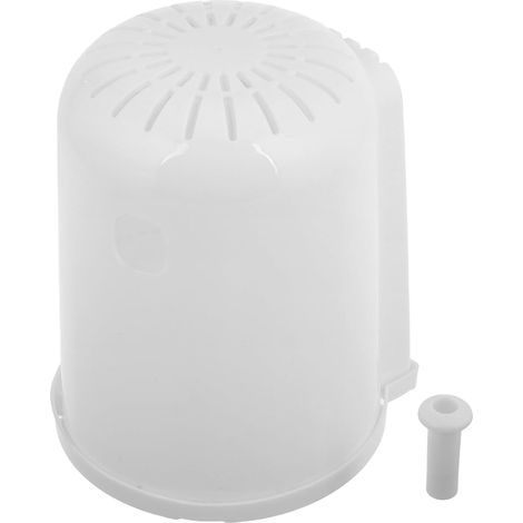 Couvercle de Ventilateur Moteur Électrique en Plastique Blanc  Protection Légère pour Moteur, Capot Ventilateur Moteur Electrique, Ambiance Estivale, Style Élégant (1/5)