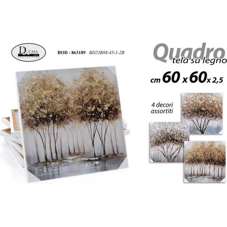 QUADRO CM.60X60X2.5 ASSORTITO