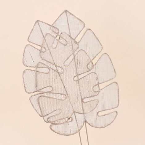 Set de 2 feuilles déco murale en tissu 27cm (1/4)