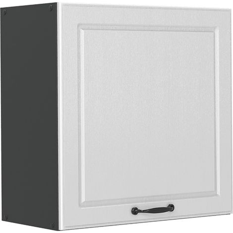 Pensile da cucina R-Line, Bianco country/Antracite, 60 cm con 1 anta, Vicco (1/5)