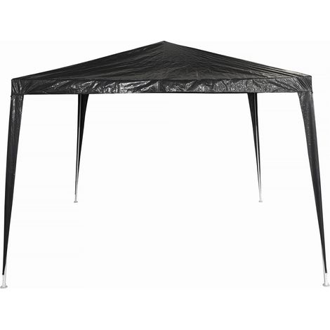 Cenador de jardín Natacha 3" - 3 x 3 m - Gris