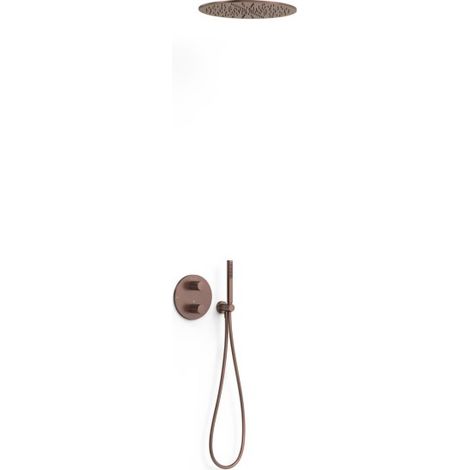 Kit robinet thermostatique encastré 2 voies pour douche Therm-box Volcanic - TRES 26235005VO