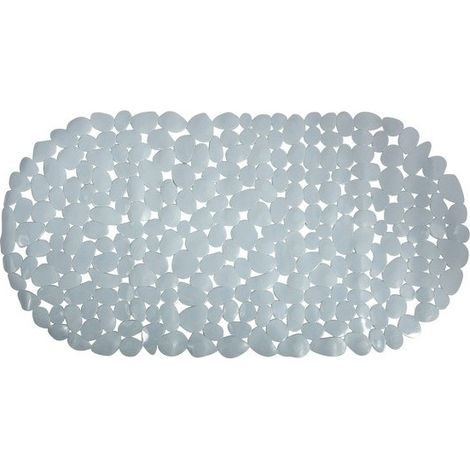 Tapis Fond de baignoire PVC GALETS 39x99cm Gris MSV