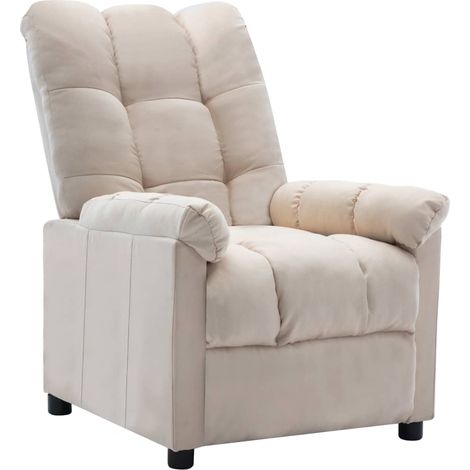 Fauteuil inclinable Crème Tissu Pako (1/5)