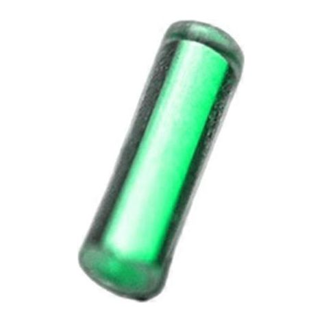 Lampe de signalisation (sans gaz), tube lumineux en verre, outil de survie en extérieur - 3 x 11 mm - Verte (1/5)