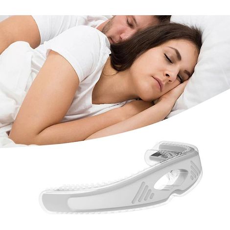 Solution anti-ronflement ajustable, bloque-ronflement blanc (1/4)