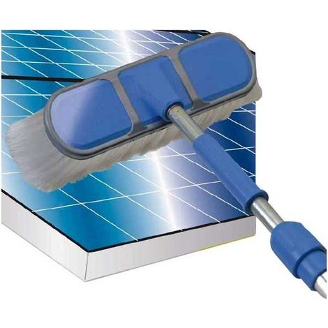 Cepillo para paneles fotovoltaicos kit de lavado solar