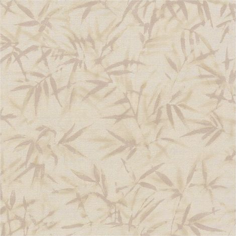 Nature wallpaper wall Profhome 790463 hot embossed non-woven wallpaper slightly textured with floral ornaments and metallic highlights ivory pearl gold cream beige 5,33 m2 (1/5)