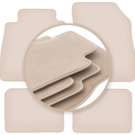 Premium-Fußmatten in Beige für: Nissan Micra K14 Schrägheck 2017- (1/5)