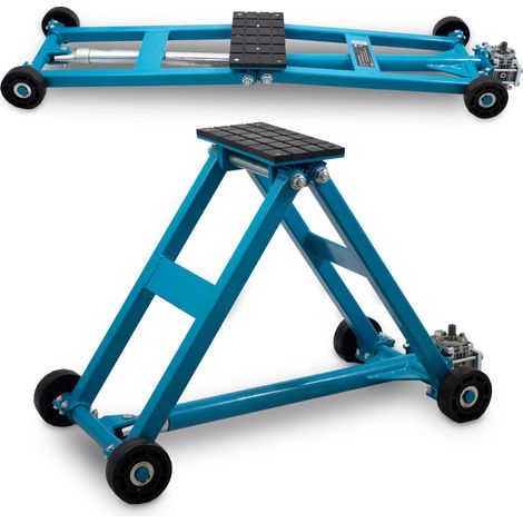 BITUXX KFZ Scherenlift Scherenwagenheber 2,5T flach Wagenheber 2500 Kg Hubhöhe von 11 cm bis 48 cm inkl. Gummiauflage und praktischer Handkurbel