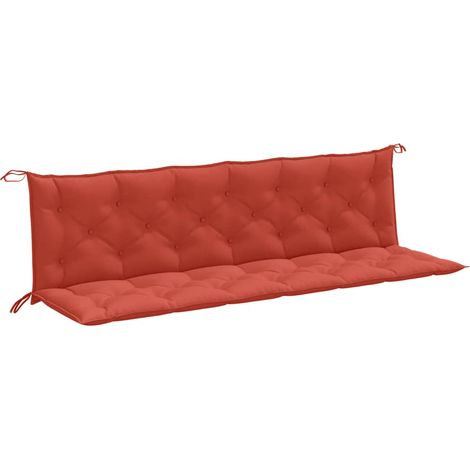 Maison Exclusive - Gartenbank-Auflagen 2 Stk. Melange Rot 200x50x