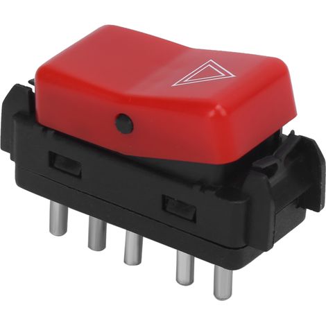 Roter Warnblinkerschalter 1248200110 für Mercedes W124 W201 W202 (1/5)