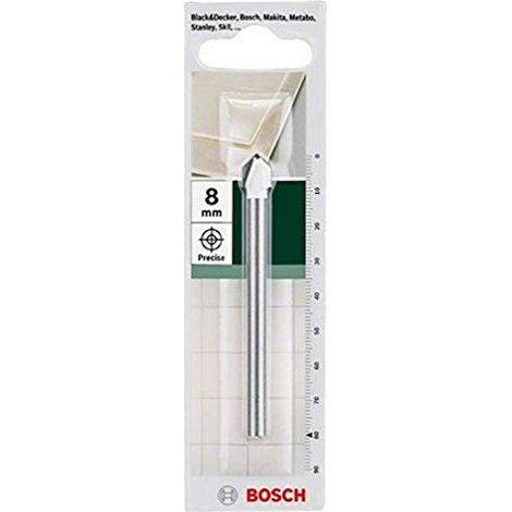 Bosch 2609255583 DIY - Punta per Piastrelle, Ø 8 x 80 mm (1/4)