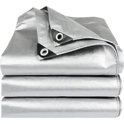 Lona protectora de 5x5 m, impermeable, para muebles de jardín, coche, piscina y barcos.