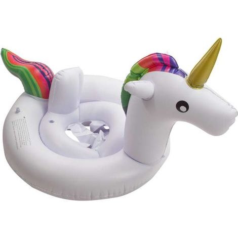 Anillo inflable con asiento de unicornio 7562