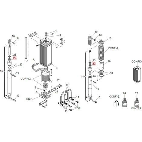 Dichtung Eu 3040 Z20 Ersatz FAAC 7095105 10PZ (1/3)
