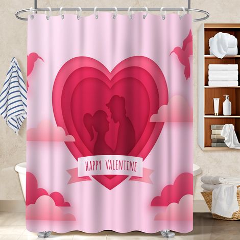 Rideau polyester pour douche 180x180 poids aux ourlets rideau séchage rapide pour créer une ambiance spa (1/5)