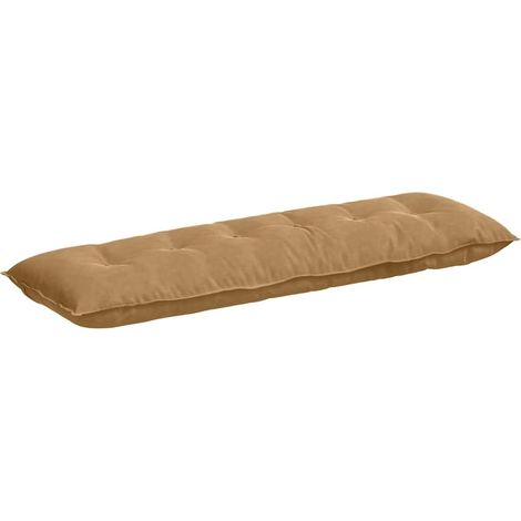 Back Pillow Brown 160 x 50 cm Corduroy Fabric vidaXL