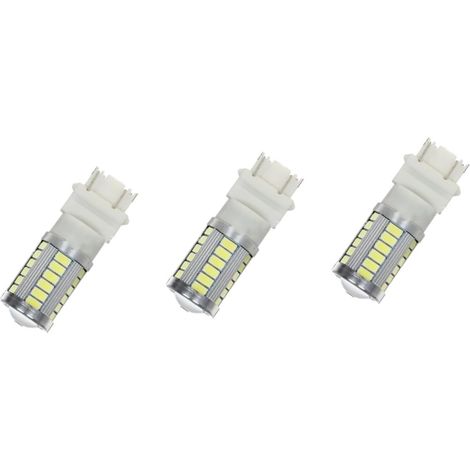 3 Pièces 3157 voiture LED feu de recul feux de recul led ampoules led lampe de recul de voiture feu de recul de voiture auto lumière invertie Feu arrière t20 blanche (1/5)