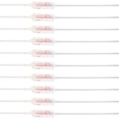 Fusible thermique 10A 250V ignifuge pour protection circuit - Électroménager (1/5)