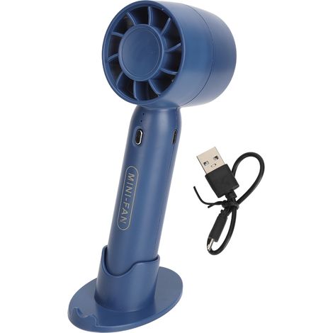 Ventilateur à cils bas bruit rechargeable portable 3 vitesses ajustables sèche-cils à main pour extensions de cils bleu (1/5)