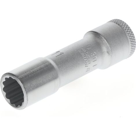 Steckschlüsseleinsatz D 30 L 3/8 Zoll 12-kant SW 11mm L.63,5mm (1/5)