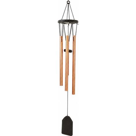 Carillon éolien en aluminium 68 cm pour extérieur et jardin, résistant aux intempéries, décoration avec son agréable, cadeau commémoratif