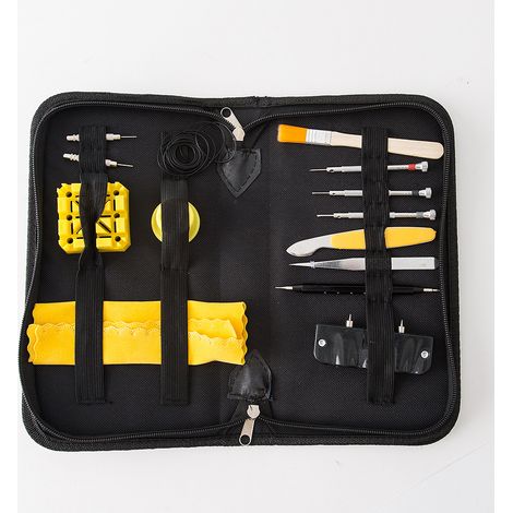 33-piece home watch repair kit with waterproof seals (watch repair case, watch maintenance kit with waterproof seals)--DTEKGAZ
