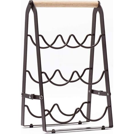 Porte-bouteilles décoratif en fer forgé, étagère à champagne vintage 4.2(5) (1/5)
