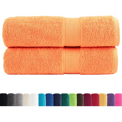 Serviettes de douche de qualité supérieure SOLUND 2 pcs orange