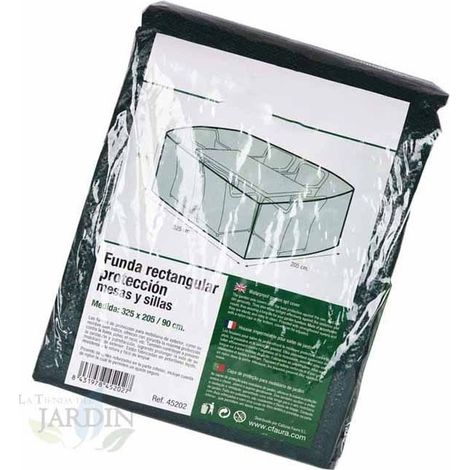 Copertura Protettiva per sedie e tavoli da giardino impilabili impermeabile, 325x205x90 cm