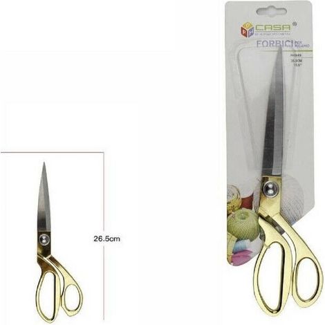 TRADE SHOP - Forbici Forbice Ricamo Sartoria Sarto Cucito Professionali 26,5cm 10,5″ 65045 -