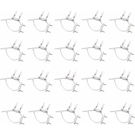 20 Pièces Nylon Sangles de Meubles Anti-basculement Securite Dispositif Anti-basculement Sangles de Meuble Anti-basculement pour Fixer les Meubles Instables. pour Protéger les Bébés (Blanche) (1/4)
