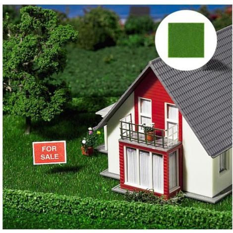 10 Pièces Gazon Artificiel 15 x 15 cm,Fausse Pelouse Exterieur, 5 mm Épais, Miniature Tapis Gazon, pour Décoration de Jardin, (1/5)