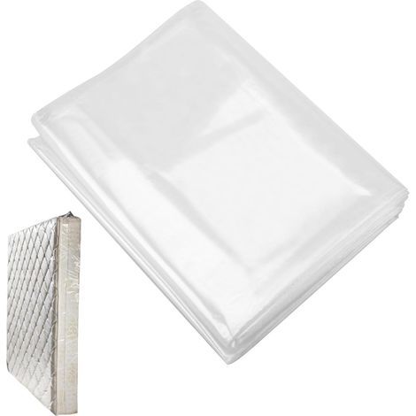 Housse de matelas 240150cm, Protège-matelas robuste 160x200 pour 70x140 90 x 200 100x200 140x200cm, Couvre-matelas 140x200, Protection imperméable pour matelas, Protection contre l'humidité (1/5)