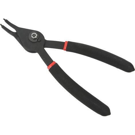Pince à circlips de 20 cm (8 pouces) pour usage intensif, outil de retrait et de fixation de circlips internes et externes pour levier de vitesse, coude à 45° (1/5)