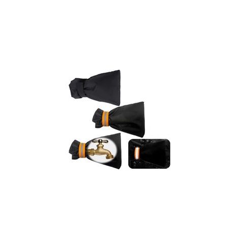 (Noir)3PCS Couvercle Antigel pour Robinet, Housse de Robinet pour L'extérieur, Imperméable, Protection Contre Le Gel en Hiver