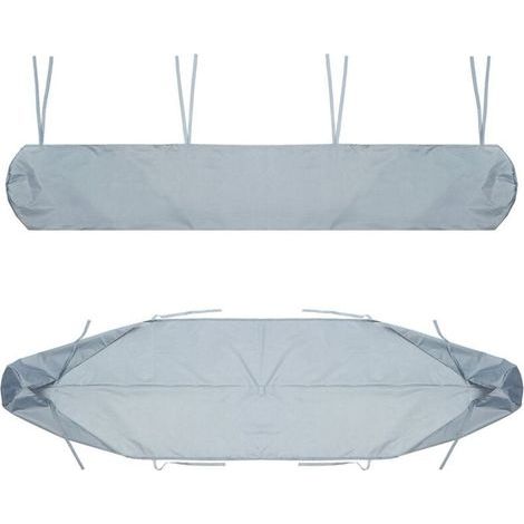 4 m Sac de Protection pour Store Banne(Gris),Housse de Protection Anti-poussière pour auvent de terrasse Noir Housse de Rangement pour cour et jardin (1/4)