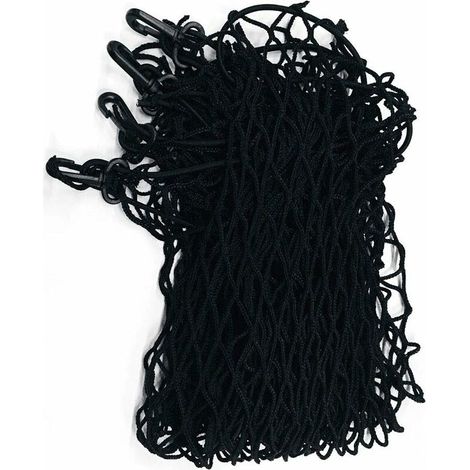royaluxe - Filet de voiture pour chien - Barrière de voiture en maille filet pour chien - Barrière de siège arrière pour chien - Filet de séparation de voiture 120cm70cm (Noir), (1/5)