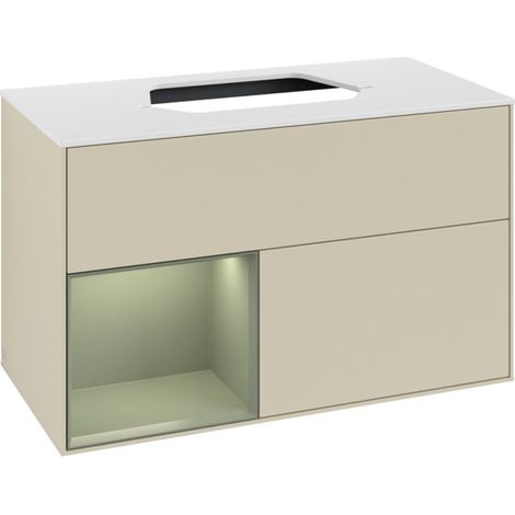Villeroy & Boch G361GMHJ Meuble sous-lavabo Finion G36 (1/3)