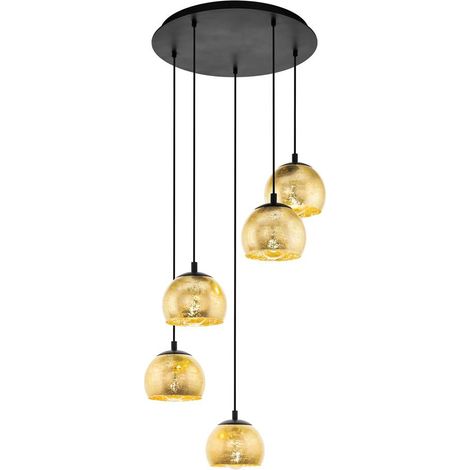 Ciondolo ALBARACCIN oro nero luce Ø58,5cm H: 150cm (1/2)
