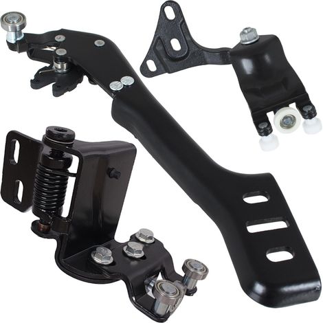 Ensemble de 3 pièces pour chariot de porte latérale coulissante droite Ford Transit VIII 2013 : partie inférieure, partie centrale et partie supérieure. (1/5)