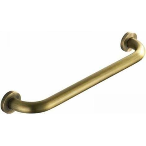 Retro Barre d’appui Sécurité en Cuivre de Salle de Bain Baignoire Douche WC Support Mural Serviette 30cm (1/4)