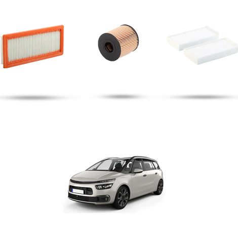 Kit tagliando 3 filtri compatibile con Citroen C4 Space Tourer 1.6 THP 110kw dal 2018 (1/5)