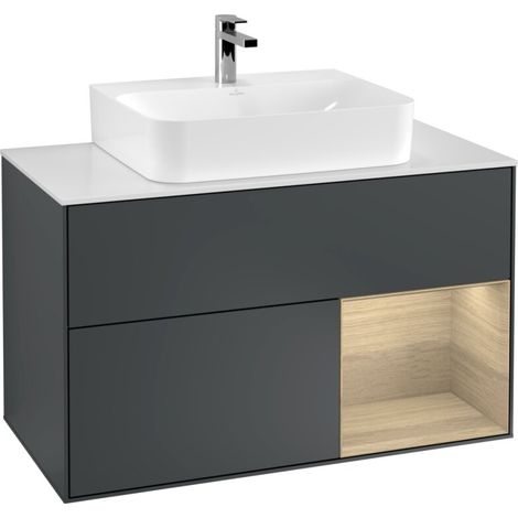Meuble sous-lave-mains Villeroy & Boch F121PCHG Finion F12