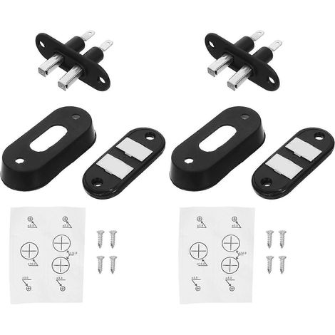 Interrupteurs d'actionneur de verrouillage de porte coulissante de voiture compatibles avec les contacts de porte coulissante automobile (2 pièces) (1/5)